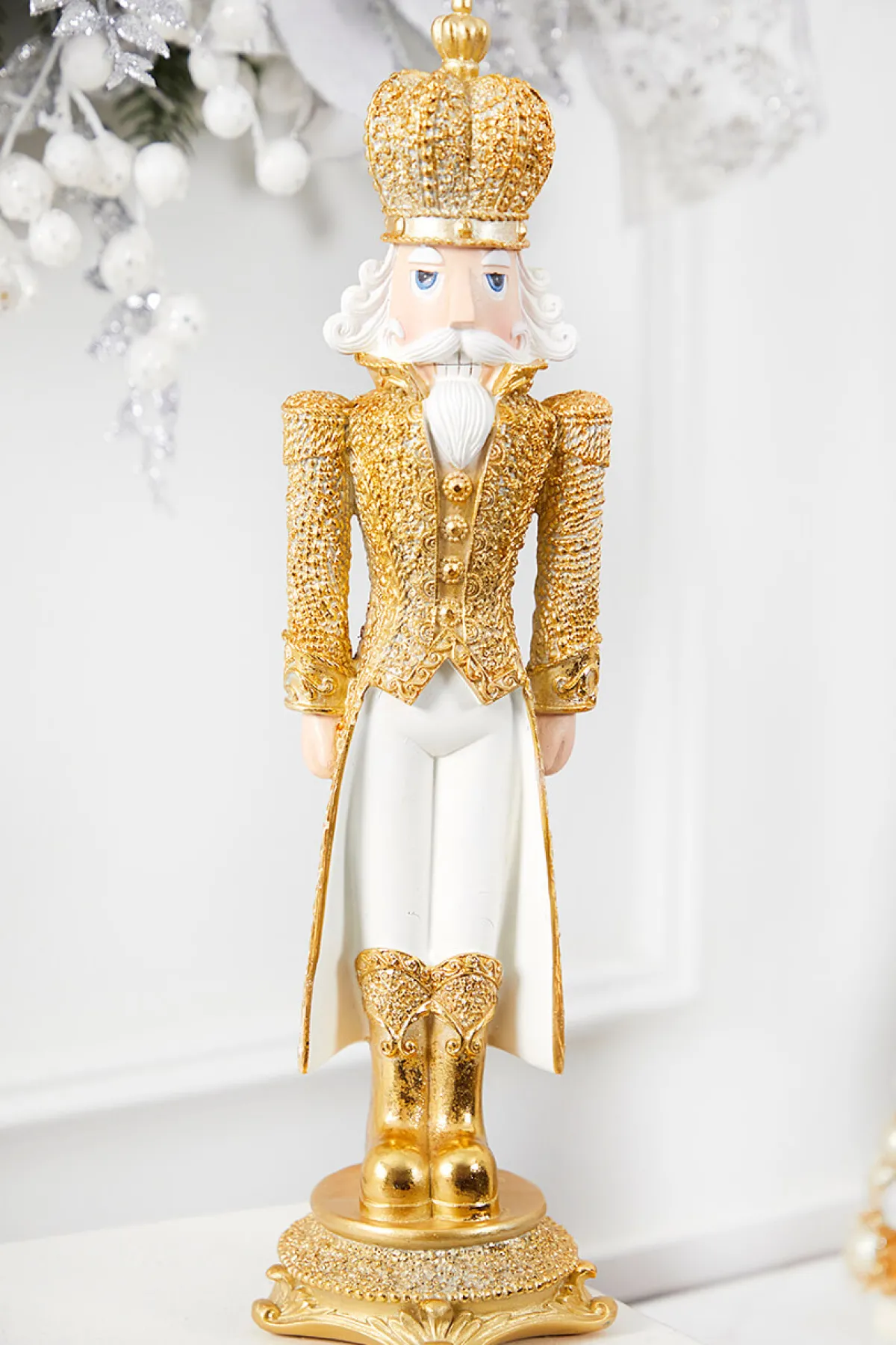 Decorator's Warehouse Christmas Accents^18" Resin Diamond Opulent Nutcracker