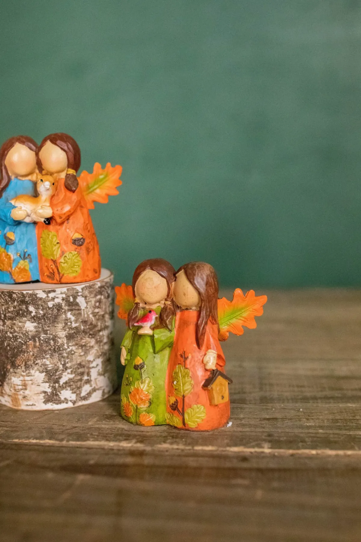 Decorator's Warehouse Christmas Accents^3" Resin Forest Angel Friends