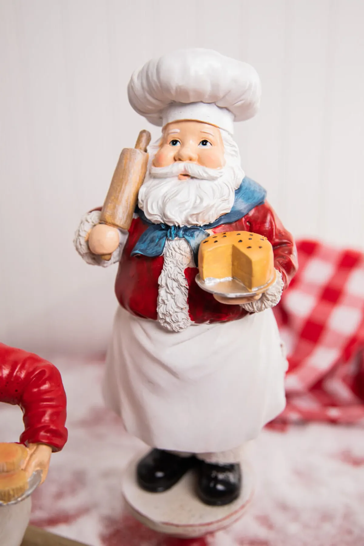 Decorator's Warehouse Christmas Accents^12" Resin Holiday Chef Santa