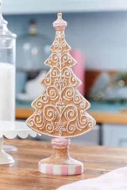 Decorator's Warehouse Christmas Accents^13.5" Resin Icing Gingerbread Tree