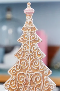 Decorator's Warehouse Christmas Accents^13.5" Resin Icing Gingerbread Tree