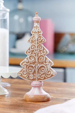 Decorator's Warehouse Christmas Accents^11" Resin Icing Gingerbread Tree