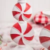 Decorator's Warehouse Christmas Accents^11.5” Resin Peppermint Candy Candle Holder