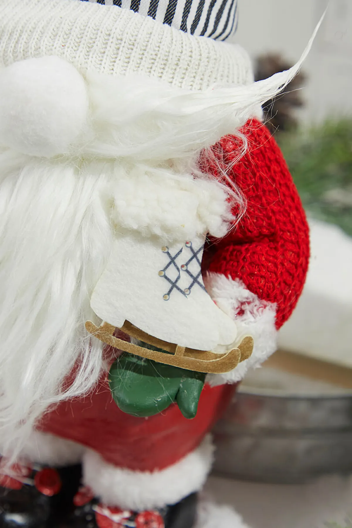 Decorator's Warehouse Christmas Accents^13” Resin Santa Gnome Figurine