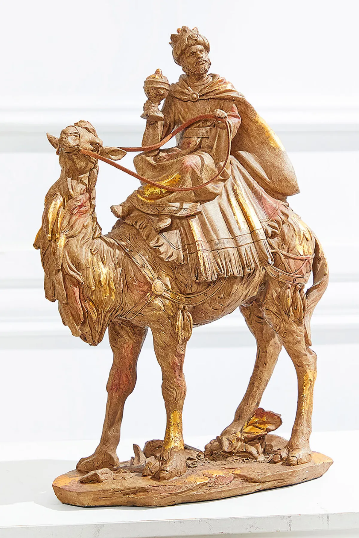 Decorator's Warehouse Christmas Accents^13" Resin Three Kings On Camels - Set Of 3