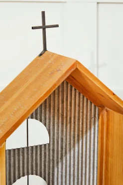Decorator's Warehouse Christmas Accents^24” Single Creche Shelf