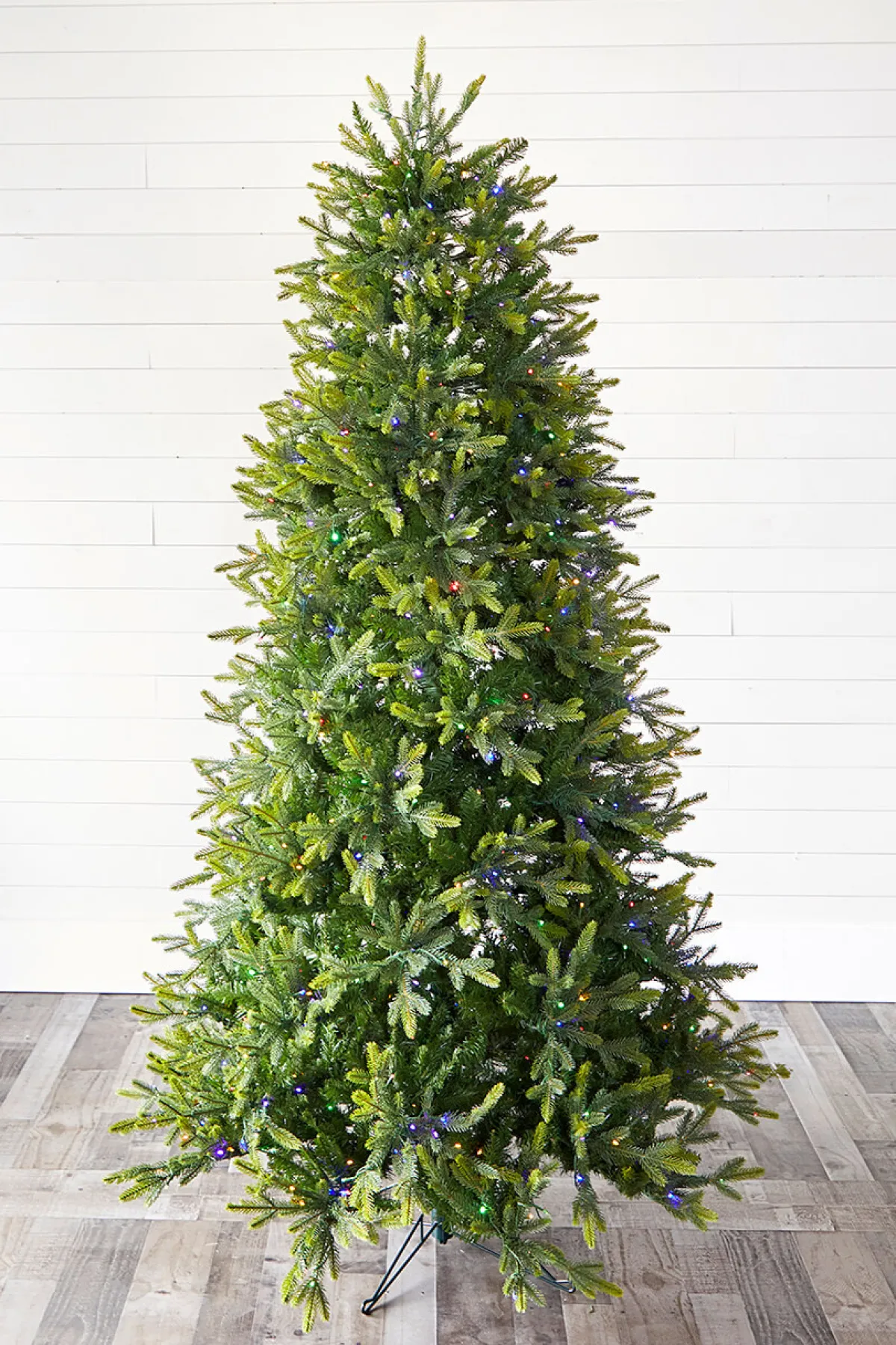 Decorator's Warehouse Christmas Trees|Christmas Trees^7.5' Slim Trinity Pine Artificial Christmas Tree With 700 Color-Changing Lights