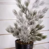 Decorator's Warehouse Christmas Accents^24" Snow Tree In Black Container