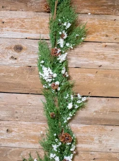 Decorator's Warehouse Christmas Garlands^48” Snow Western Cedar Garland