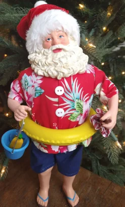 Decorator's Warehouse Christmas Accents^12” Standing Santa - The Nicholas Collection