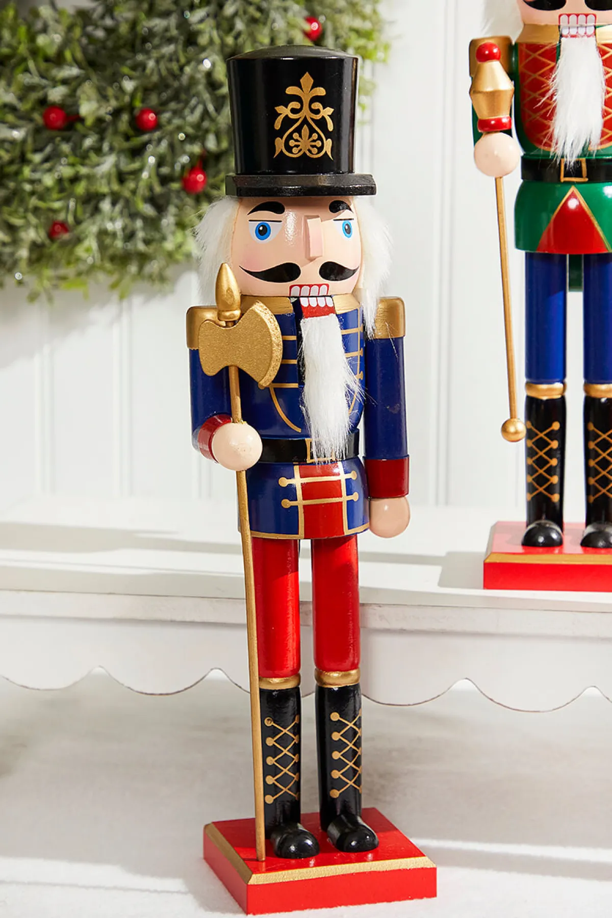 Decorator's Warehouse Christmas Accents^15" Traditional Nutcracker - 3 Assorted