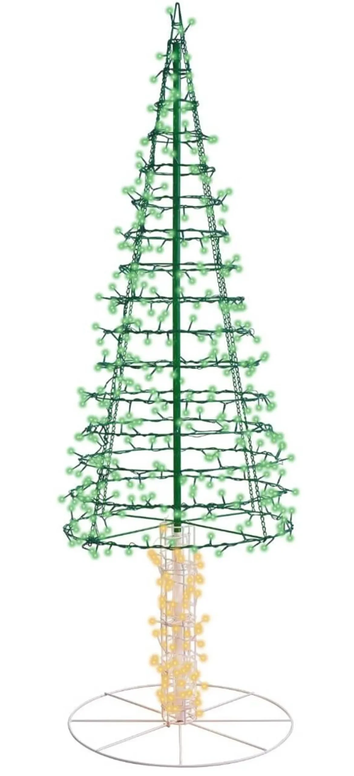 Decorator's Warehouse Outdoor Lighting^6' Twinkling Starry Alpine Tree - Green/Warm White 460 Lights