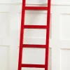 Decorator's Warehouse Christmas Accents^32" Wood Antique Christmas Ladder