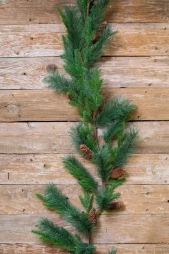 Decorator's Warehouse Christmas Garlands^5’ Woodland Mix Pine Cone Garland