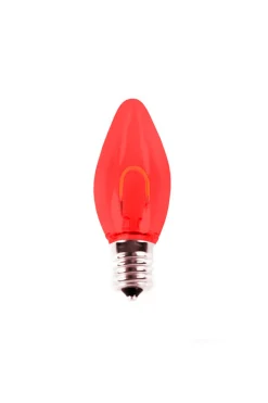 Decorator's Warehouse Bulbs|Outdoor Lighting^C9 Filament Bulb (25 Bulbs/box) - Red