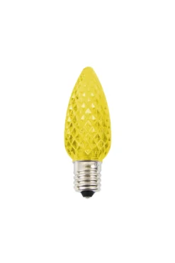 Decorator's Warehouse Outdoor Lighting^C9 Minleon LED SMD Bulb (25 Bulbs/box) - Faceted, Yellow
