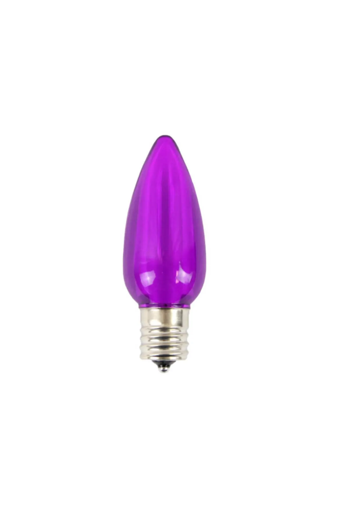Decorator's Warehouse Outdoor Lighting^C9 Minleon LED SMD Bulb (25 Bulbs/box) - Smooth, Purple