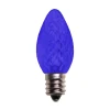 Decorator's Warehouse Outdoor Lighting^C7 Platinum Elite LED SMD Bulbs (25 Bulbs/bag) - Faceted, Blue