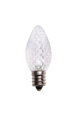 Decorator's Warehouse Outdoor Lighting^C7 Platinum Elite LED SMD Bulbs (25 Bulbs/bag) - Faceted, Cool White