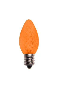 Decorator's Warehouse Outdoor Lighting^C7 Platinum Elite LED SMD Bulbs (25 Bulbs/bag) - Faceted, Orange
