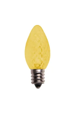 Decorator's Warehouse Outdoor Lighting^C7 Platinum Elite LED SMD Bulbs (25 Bulbs/bag) - Faceted, Yellow