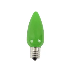 Decorator's Warehouse Bulbs|Outdoor Lighting^C9 Platinum Elite LED SMD Bulb (25 Bulbs/bag) - Frosted, Green