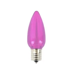 Decorator's Warehouse Bulbs|Outdoor Lighting^C9 Platinum Elite LED SMD Bulb (25 Bulbs/bag) - Smooth, Pink