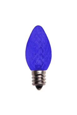 Decorator's Warehouse Outdoor Lighting^C7 Wonderful LED SMD Bulbs (25 Bulbs/bag) - Faceted, Blue