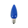 Decorator's Warehouse Bulbs|Outdoor Lighting^C9 Wonderful LED SMD Bulb (25 Bulbs/bag) - Frosted, Blue