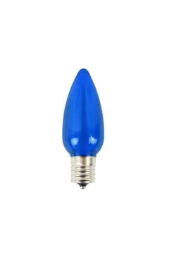 Decorator's Warehouse Bulbs|Outdoor Lighting^C9 Wonderful LED SMD Bulb (25 Bulbs/bag) - Smooth, Blue