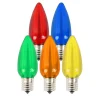 Decorator's Warehouse Outdoor Lighting|Bulbs^C9 Wonderful LED SMD Bulb (25 Bulbs/bag) - Smooth, Multi