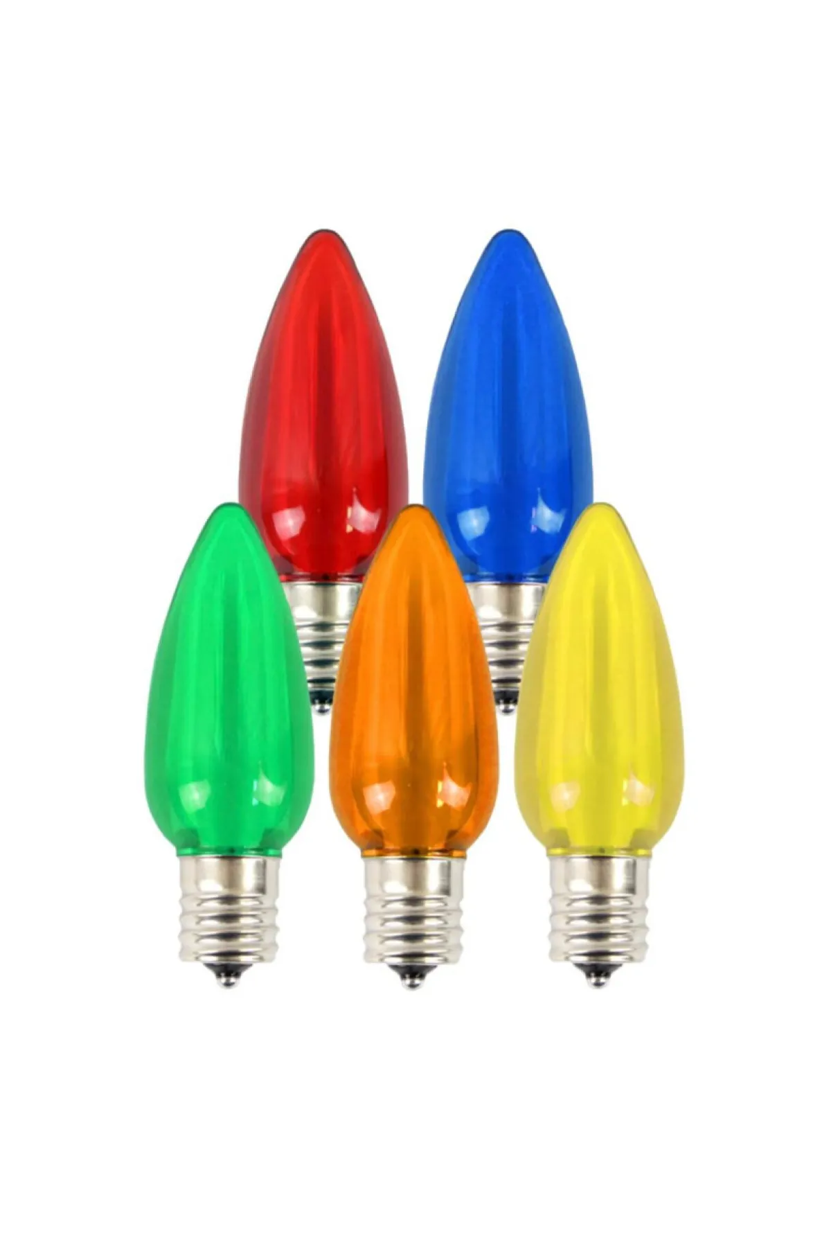 Decorator's Warehouse Outdoor Lighting|Bulbs^C9 Wonderful LED SMD Bulb (25 Bulbs/bag) - Smooth, Multi