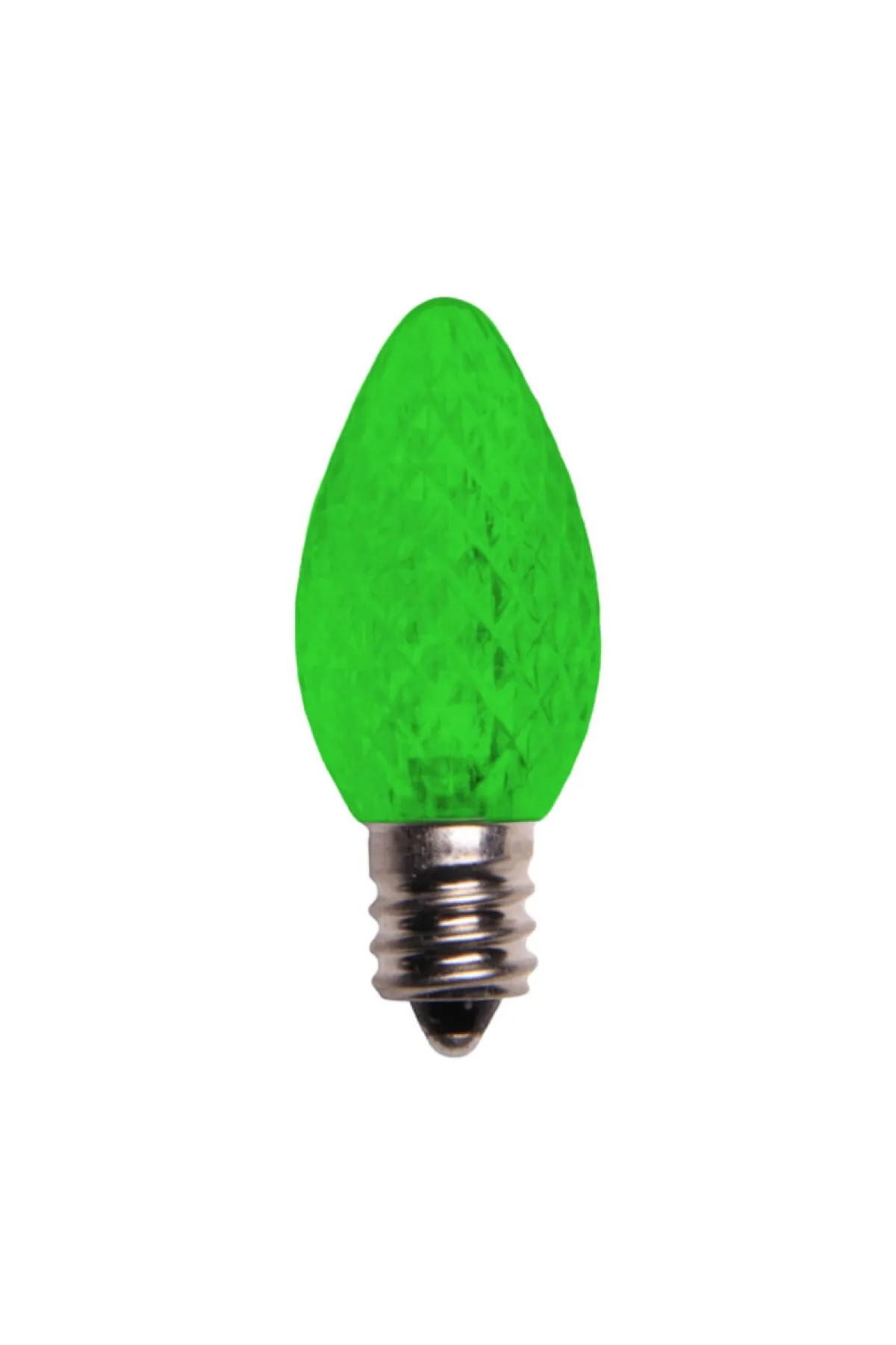Decorator's Warehouse Outdoor Lighting^C7 Wonderful LED SMD Bulbs (25 Bulbs/bag) - Faceted, Green