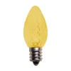 Decorator's Warehouse Outdoor Lighting^C7 Wonderful LED SMD Bulbs (25 Bulbs/bag) - Faceted, Yellow