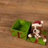 Decorator's Warehouse Christmas Accents^Dog Gift Box Holiday Accent