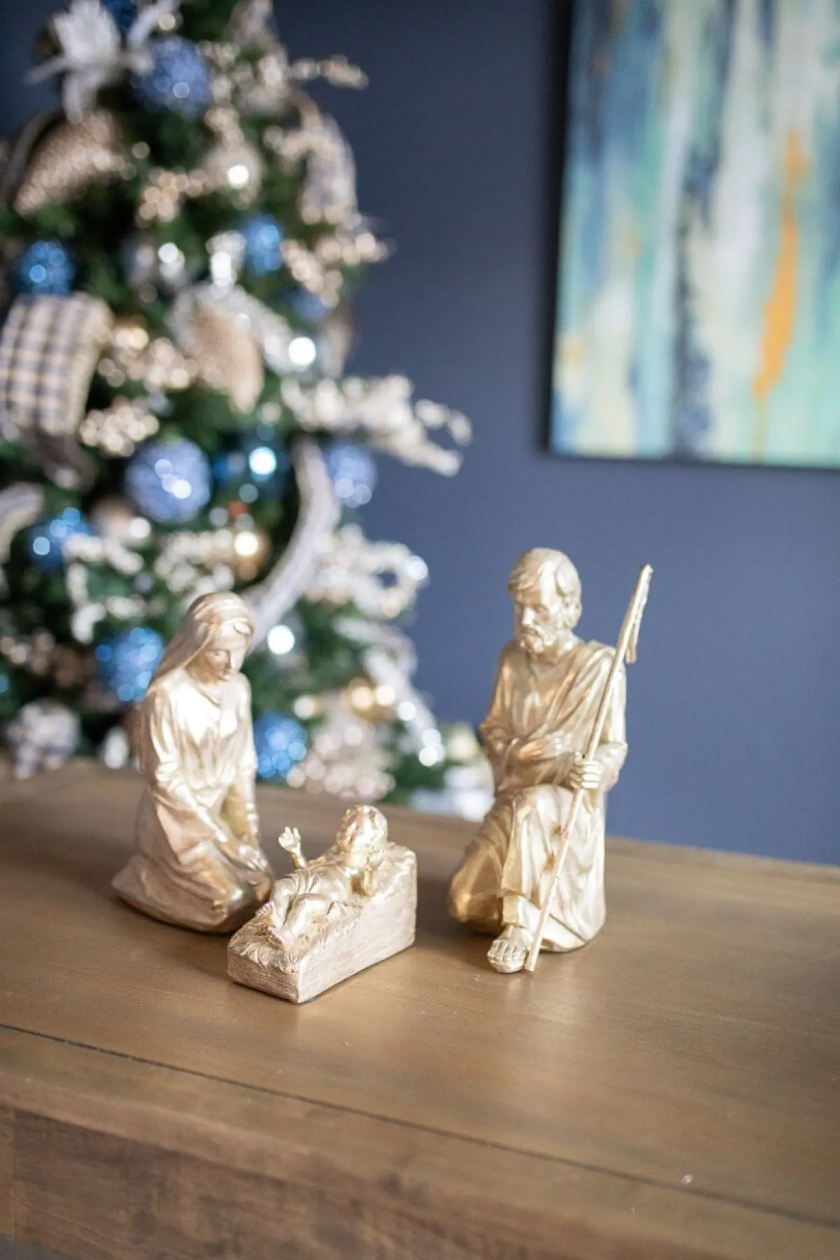 Decorator's Warehouse Christmas Accents^Elegant Nativity Set - 3 Pieces