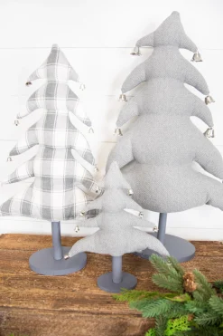 Decorator's Warehouse Christmas Accents^Fabric Christmas Tree - Set Of 3