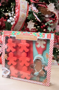 Decorator's Warehouse Christmas Accents^Gingerbread Man Baking Set