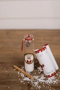 Decorator's Warehouse Christmas Accents^Glass Christmas Wish Jars