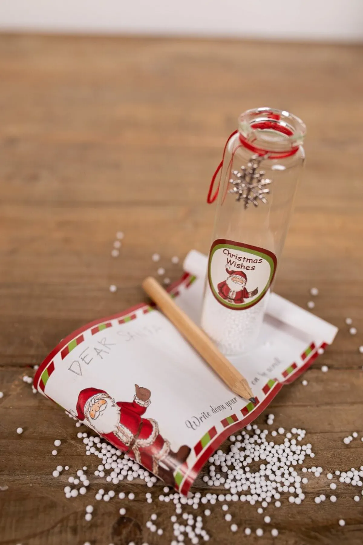 Decorator's Warehouse Christmas Accents^Glass Christmas Wish Jars