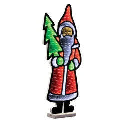 Decorator's Warehouse Infinity Lights|Indoor Lighting^23.5"H Santa With Tree Infinity Light