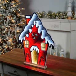 Decorator's Warehouse Infinity Lights|Indoor Lighting^26"H Gingerbread House Infinity Light