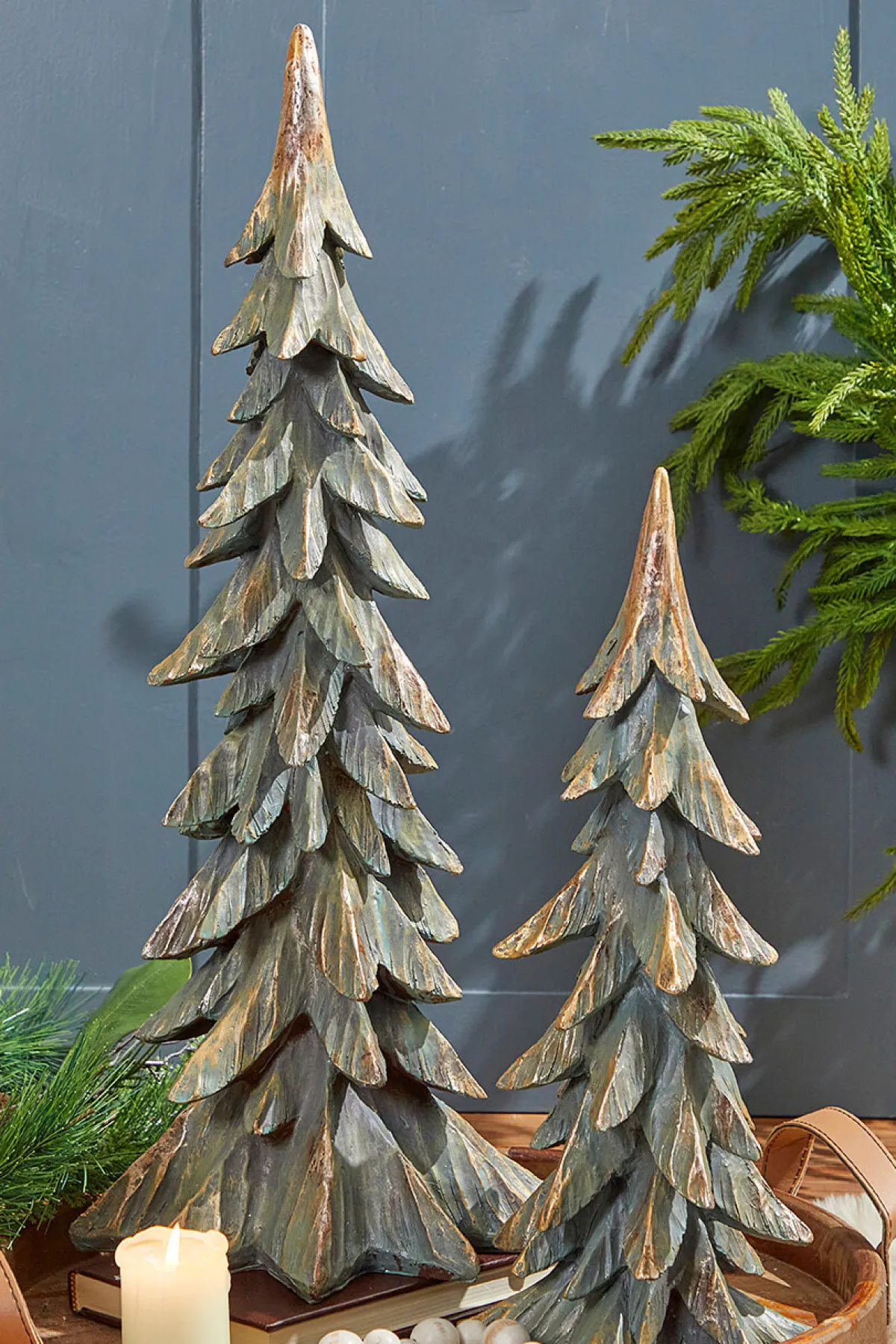 Decorator's Warehouse Christmas Accents^Highlands Tree - Set Of 2