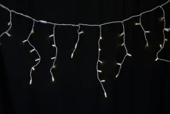 Decorator's Warehouse Light Strands|Outdoor Lighting^Icicle Warm White - 5mm 70L 7.5'