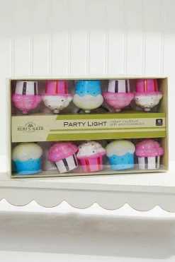 Decorator's Warehouse Christmas Accents^Kurt S. Adler Indoor/Outdoor Cupcake Party Lights