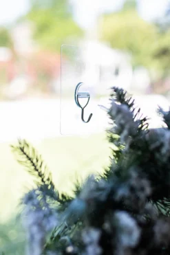 Decorator's Warehouse Clips & Stakes|Outdoor Lighting^Magic Self Adhesive Wreath Hanger- Set Of 4