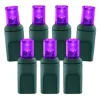 Decorator's Warehouse Light Strands|Outdoor Lighting^5mm Purple - 70L 23.7' 4" Spacing