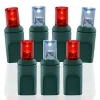 Decorator's Warehouse Light Strands|Outdoor Lighting^5mm Cool White/Red - 70L 4" Spacing