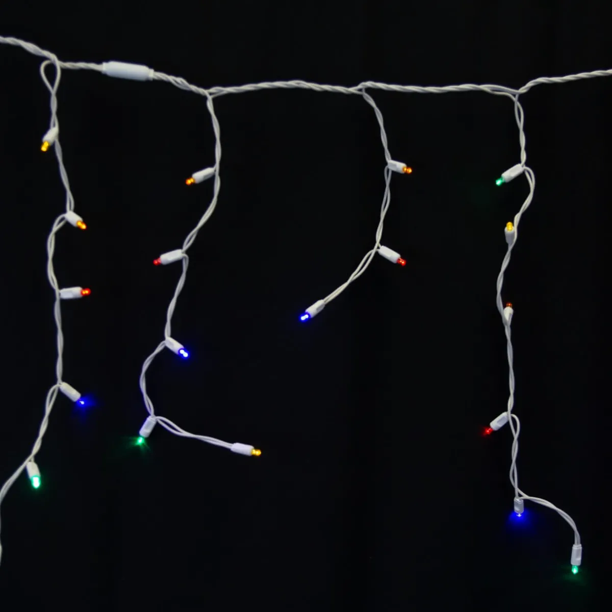 Decorator's Warehouse Light Strands|Outdoor Lighting^5MM Icicle Lights - Multi