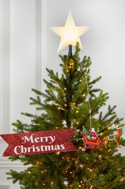 Decorator's Warehouse Christmas Accents^Mr. Christmas Santa's Sleigh Tree Topper
